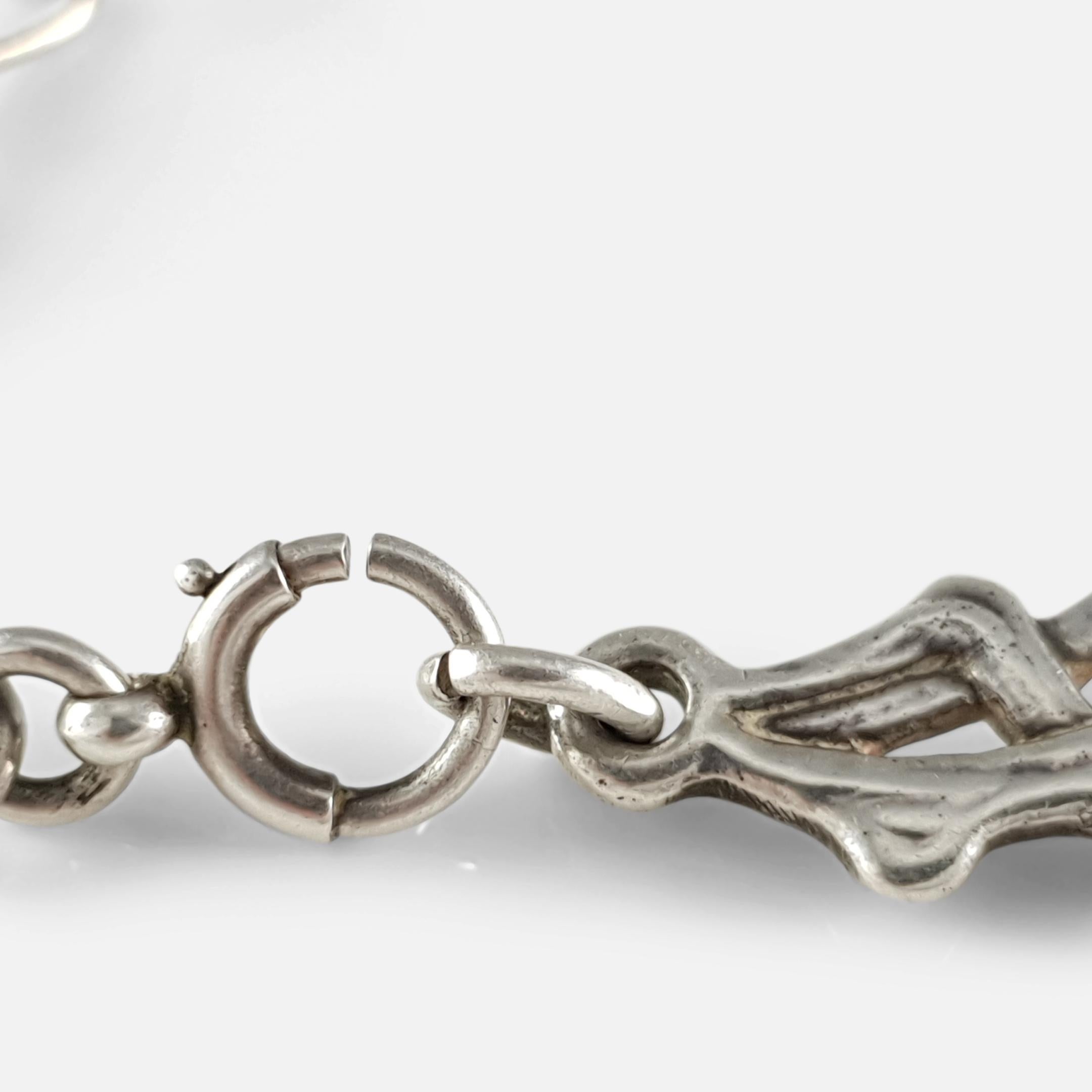 Collana in argento e smalto, Ramsden & Carr, 1904 in vendita 5
