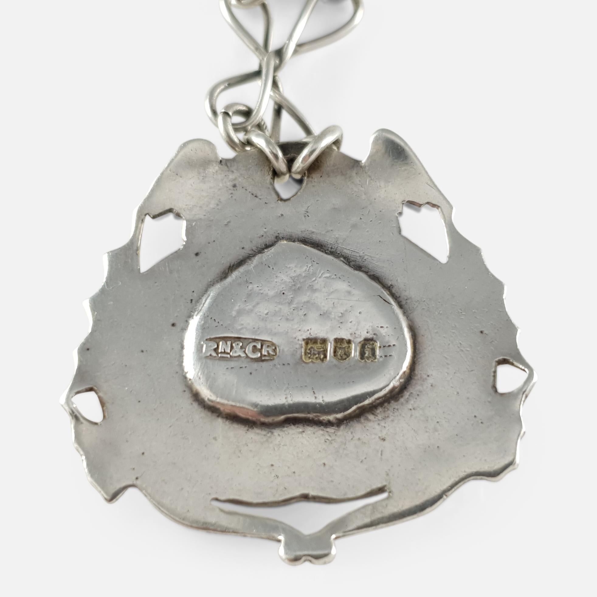 Collana in argento e smalto, Ramsden & Carr, 1904 In condizioni buone in vendita a Glasgow, GB