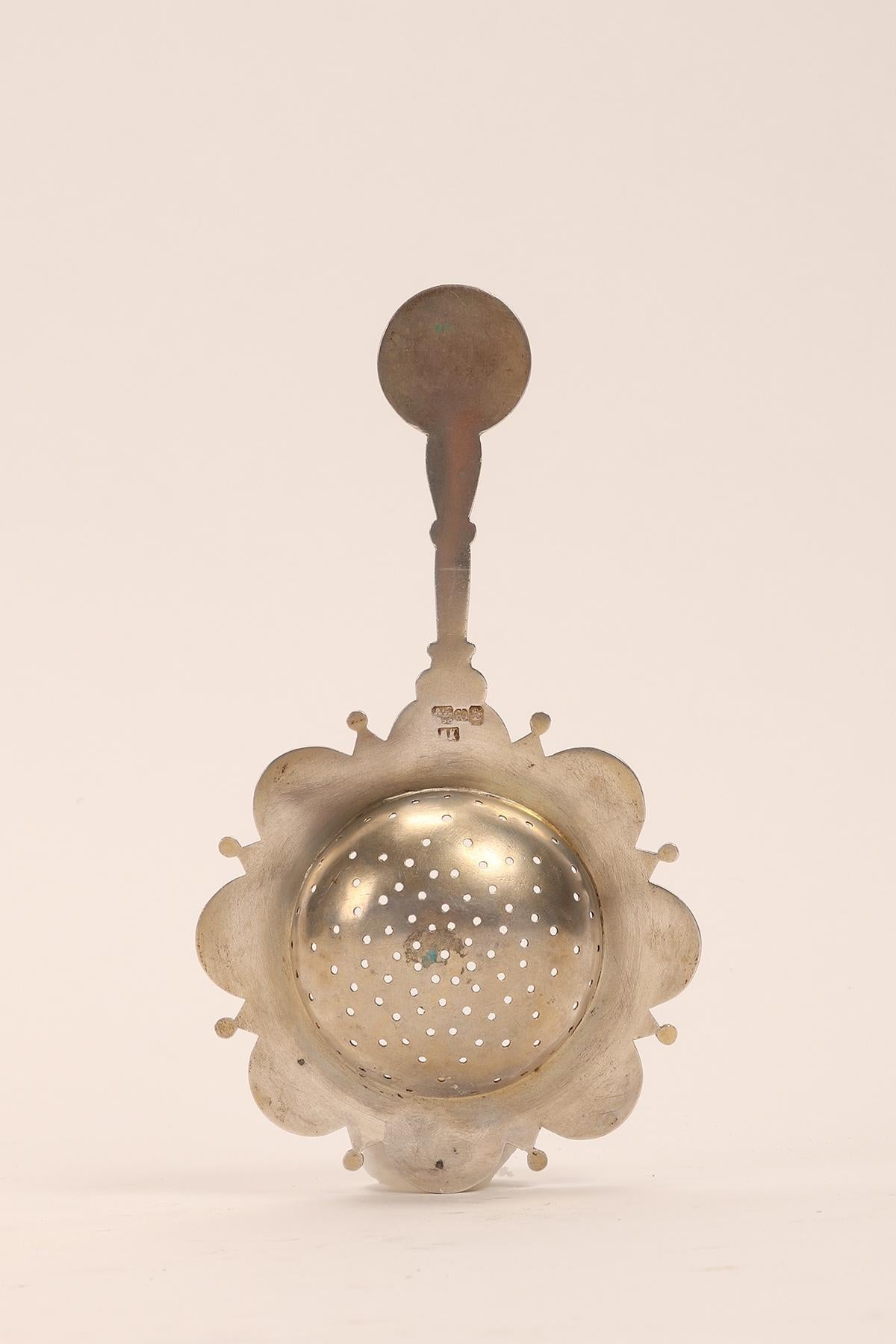 Scolapasta in argento e smalti, Mosca, 1896 In condizioni buone in vendita a Milan, IT