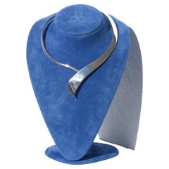 Silver and Gilded Silver Neck Ring Made 2004