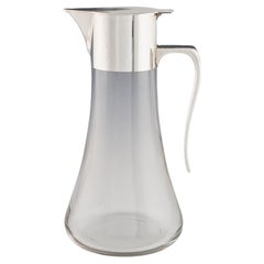 Silver and Glass Claret Jug Robert Welch 1974