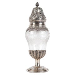 Zuckerdose aus Silber und Glas, Henri Ofti (Oh), Frankreich, Paris, 1890–1903