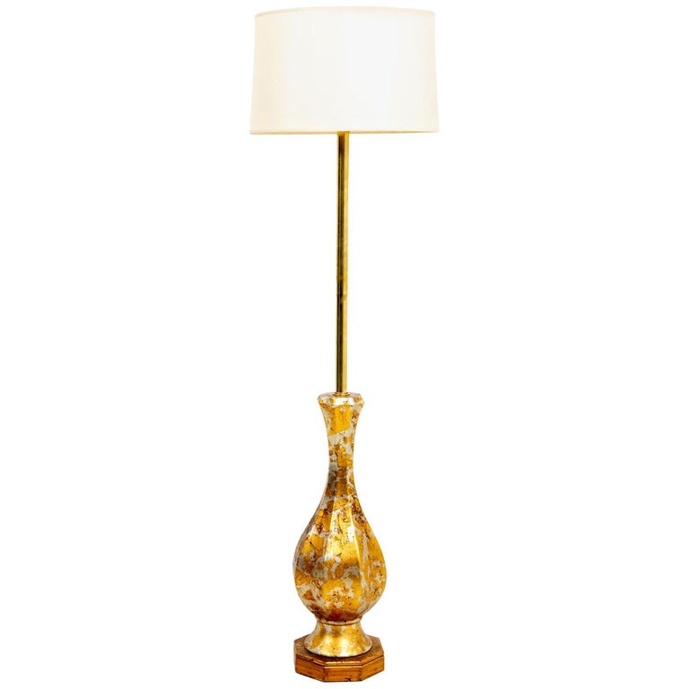 Gold Gilt Italian Floor Lamp At 1stdibs, How To Repair A Stiffel Floor Lamp