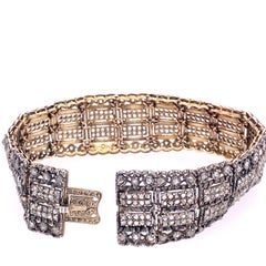 Silver and Gold Mario Buccelati Flex Bracelet