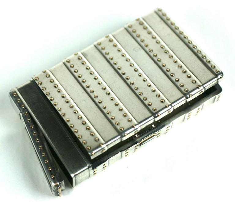 Silver And Gold Steamer Trunk Case Cartier For Cole Porter For Sale At 1stdibs