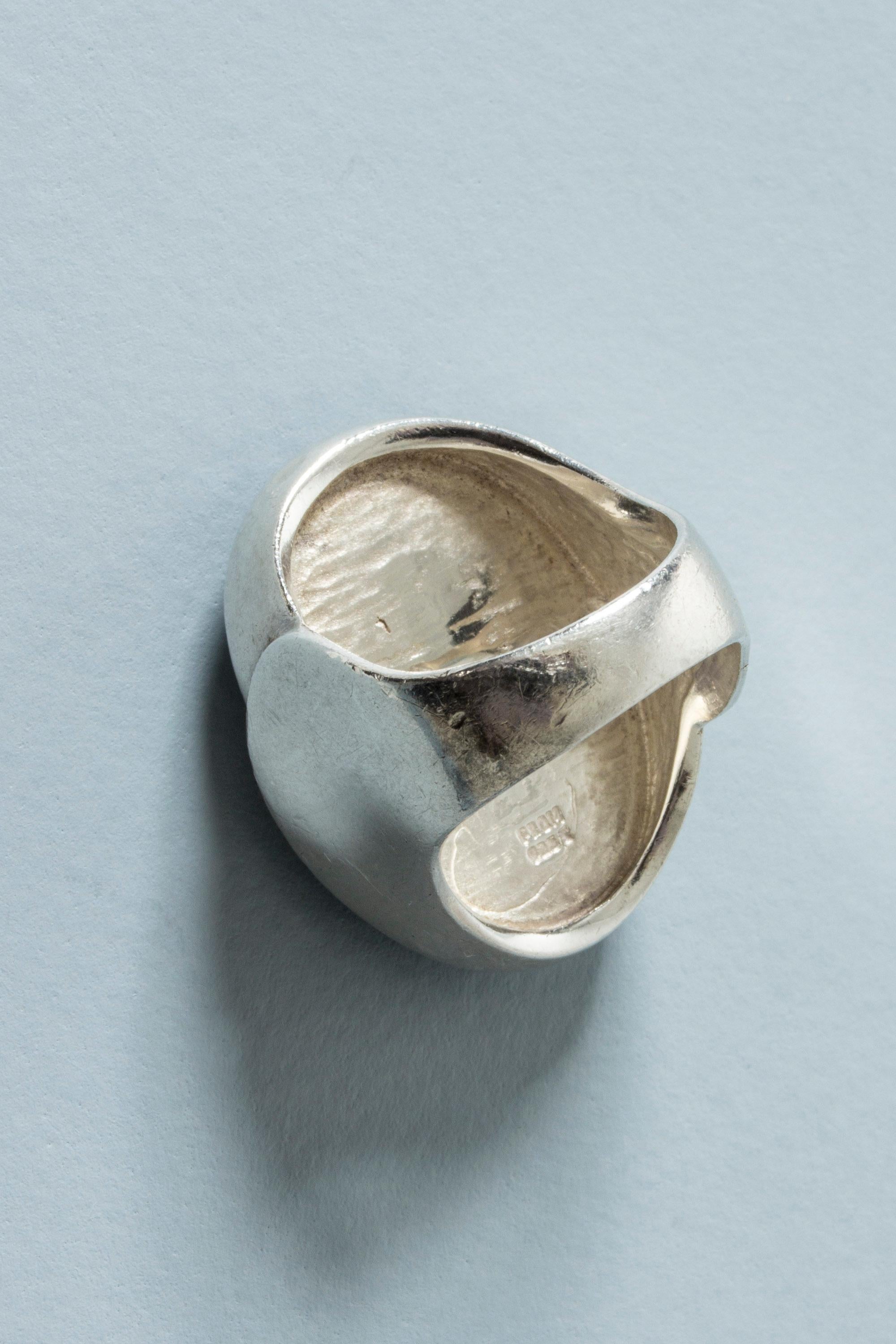 vintage hematite ring
