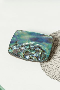 Silver and Mother of Pearl Brooch by Palle Bisgaard, Denmark, 1960s