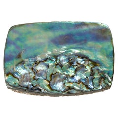 Silver and Mother of Pearl Brooch by Palle Bisgaard, Denmark, 1960s