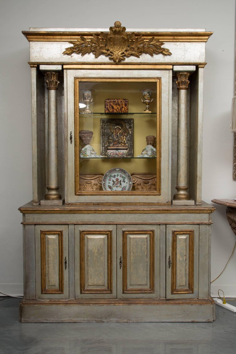 Silver And Parcel Gilt Italian Cabinet For Sale At 1stdibs