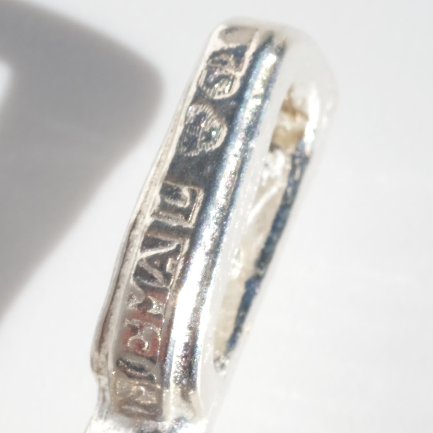 Ciondolo in argento e cristallo di rocca di Theresia Hvorslev per Mema in vendita 6