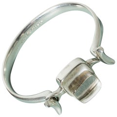 Silver and Rutilated Quartz Bracelet by Torun Bülow-Hübe for Georg Jensen