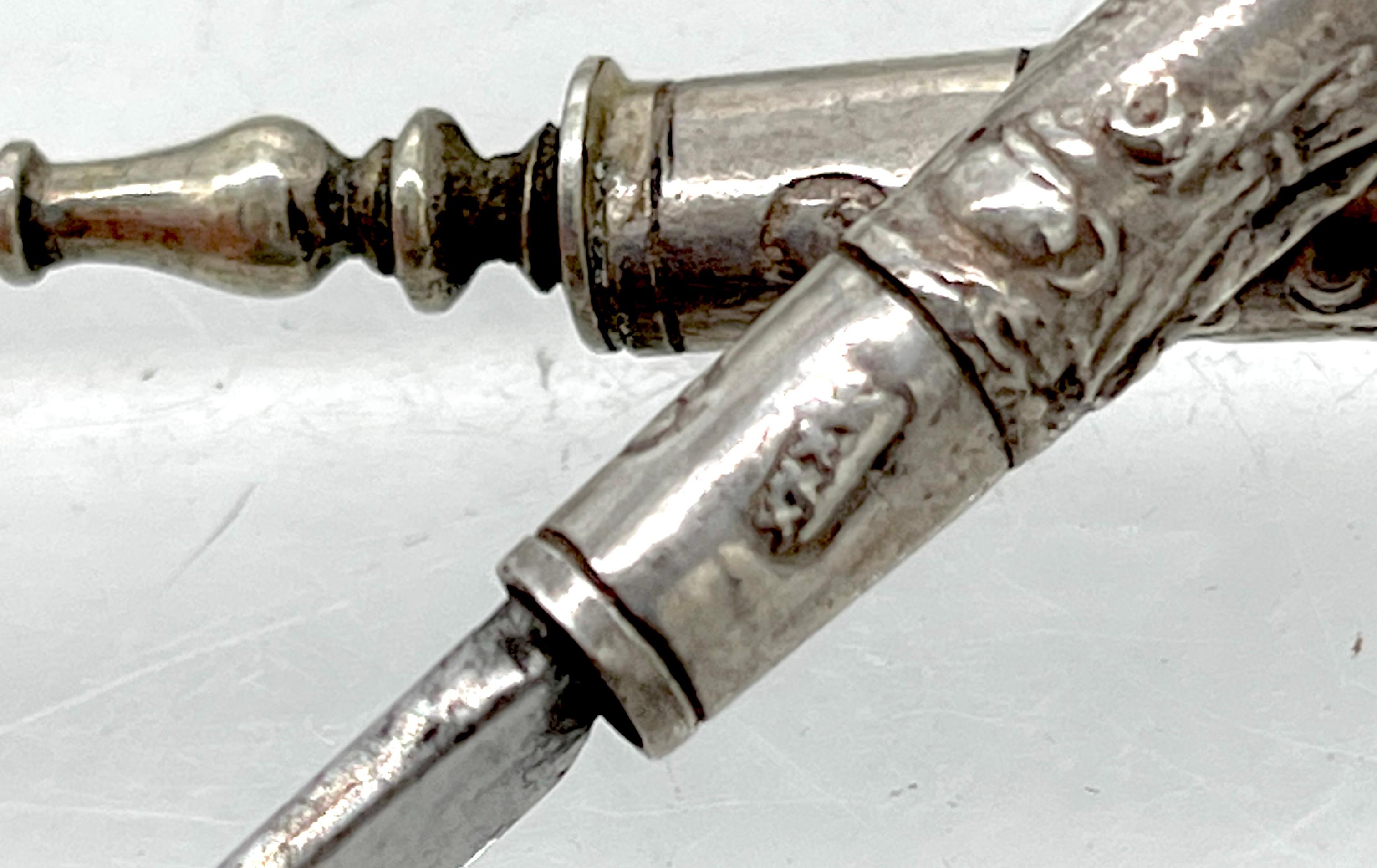 Couverts Etui, Couverts de voyage, Pays-Bas, 18ème siècle en vente 1