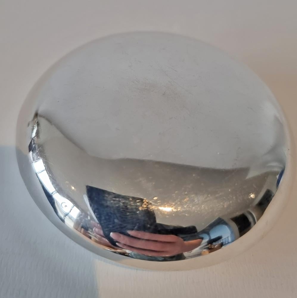 English Silver and Shibayama tobacco box with combination vesta case lid For Sale