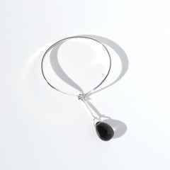 Silver and Smoky Quartz Bracelet by Vivianna Torun Bülow-Hübe for G Jensen