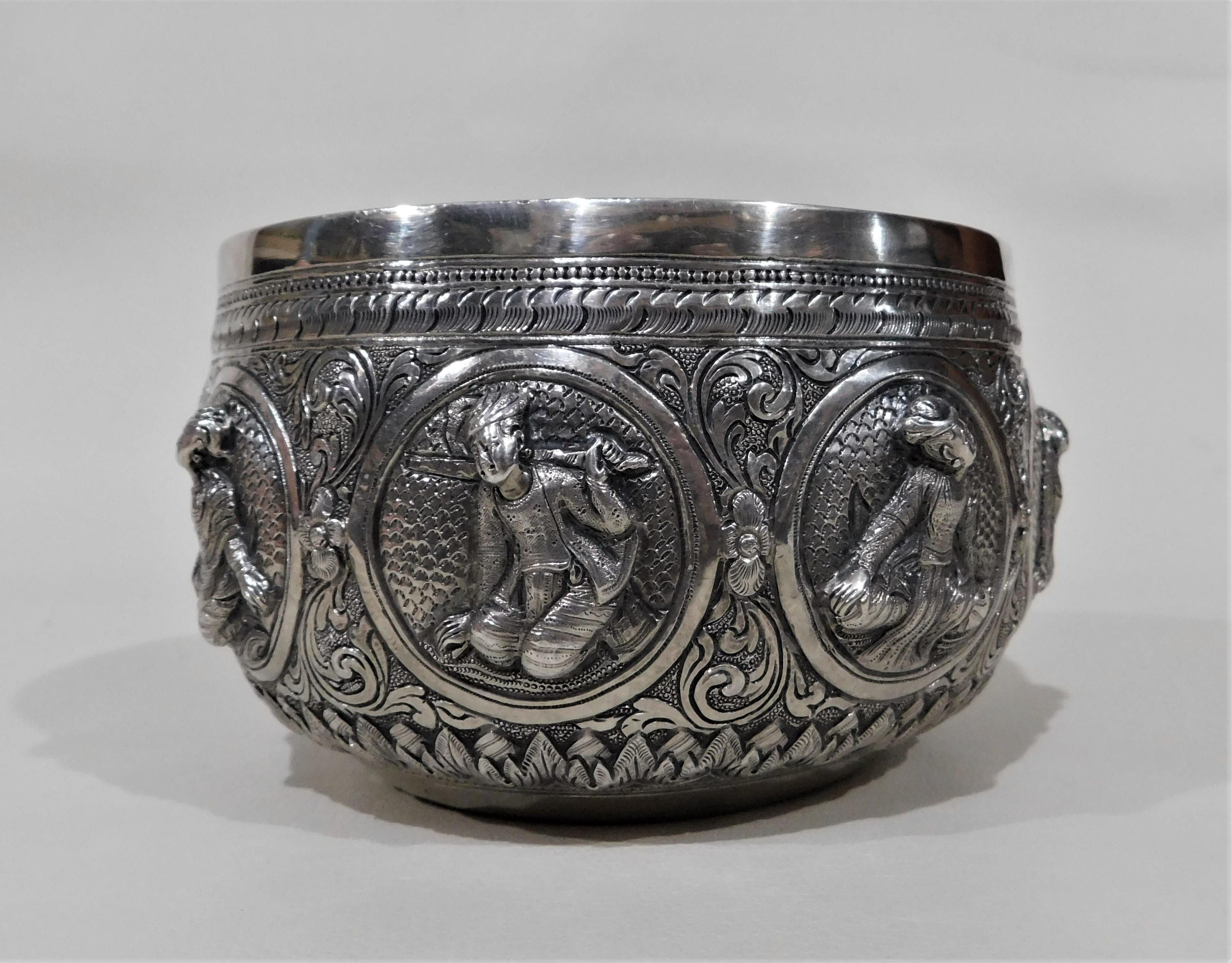antique indian silver bowls