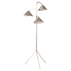 Silver Antica I Floor Lamp by OHLA STUDIO