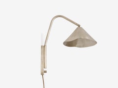 Silver Antica II Sconce by OHLA STUDIO