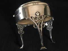 Silver Antique Jewellery Trinket Box by Mappin & Webb London, 1921