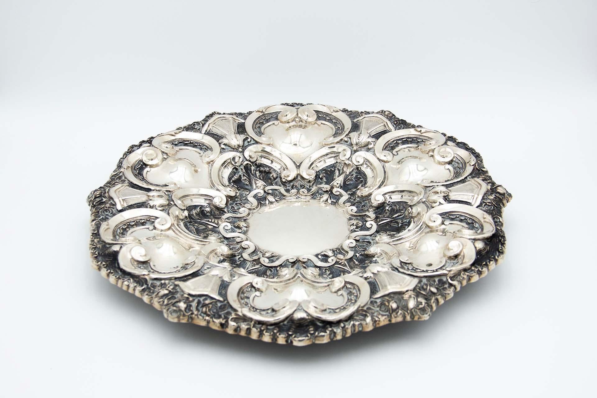 Silver apparatus salver