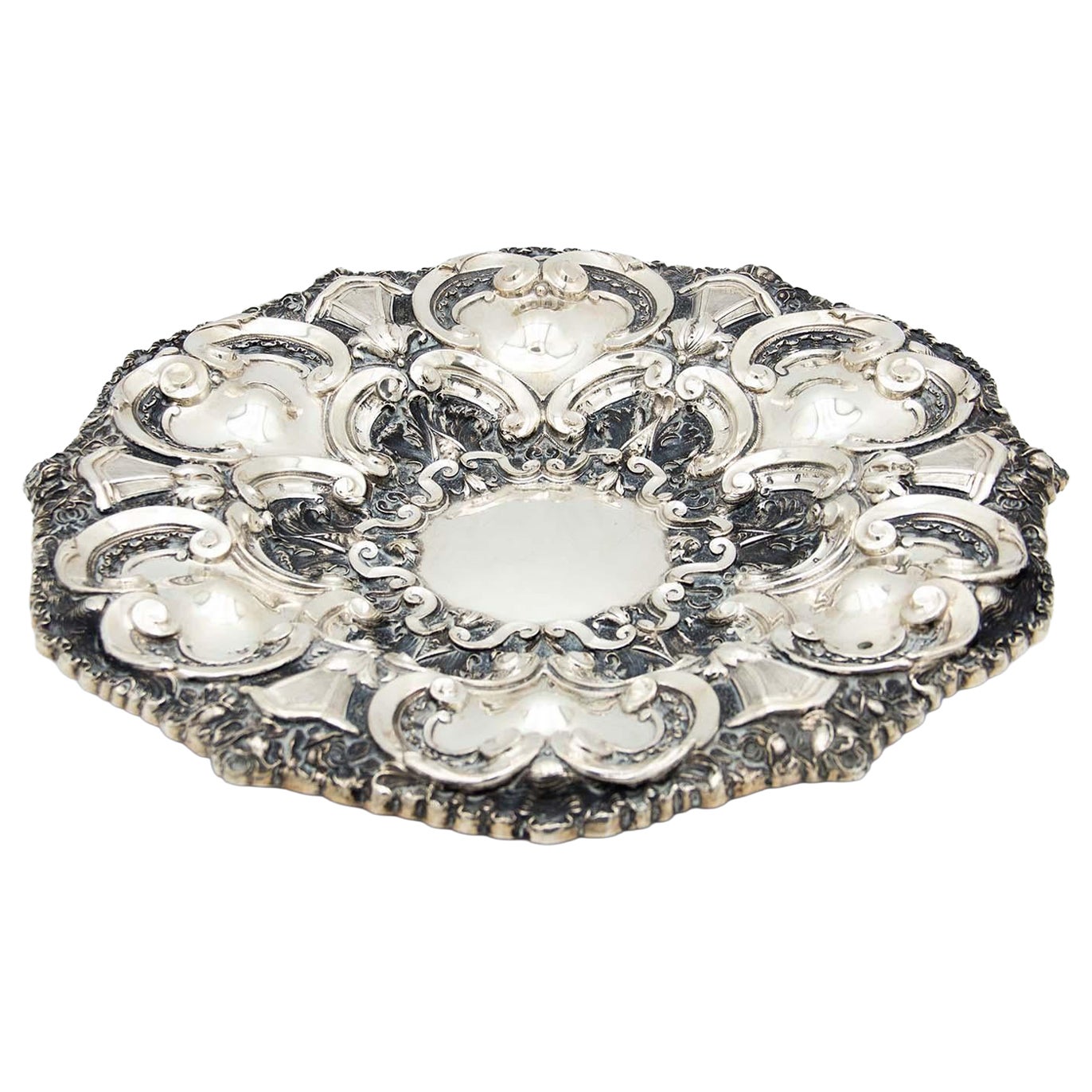 Silver apparatus salver