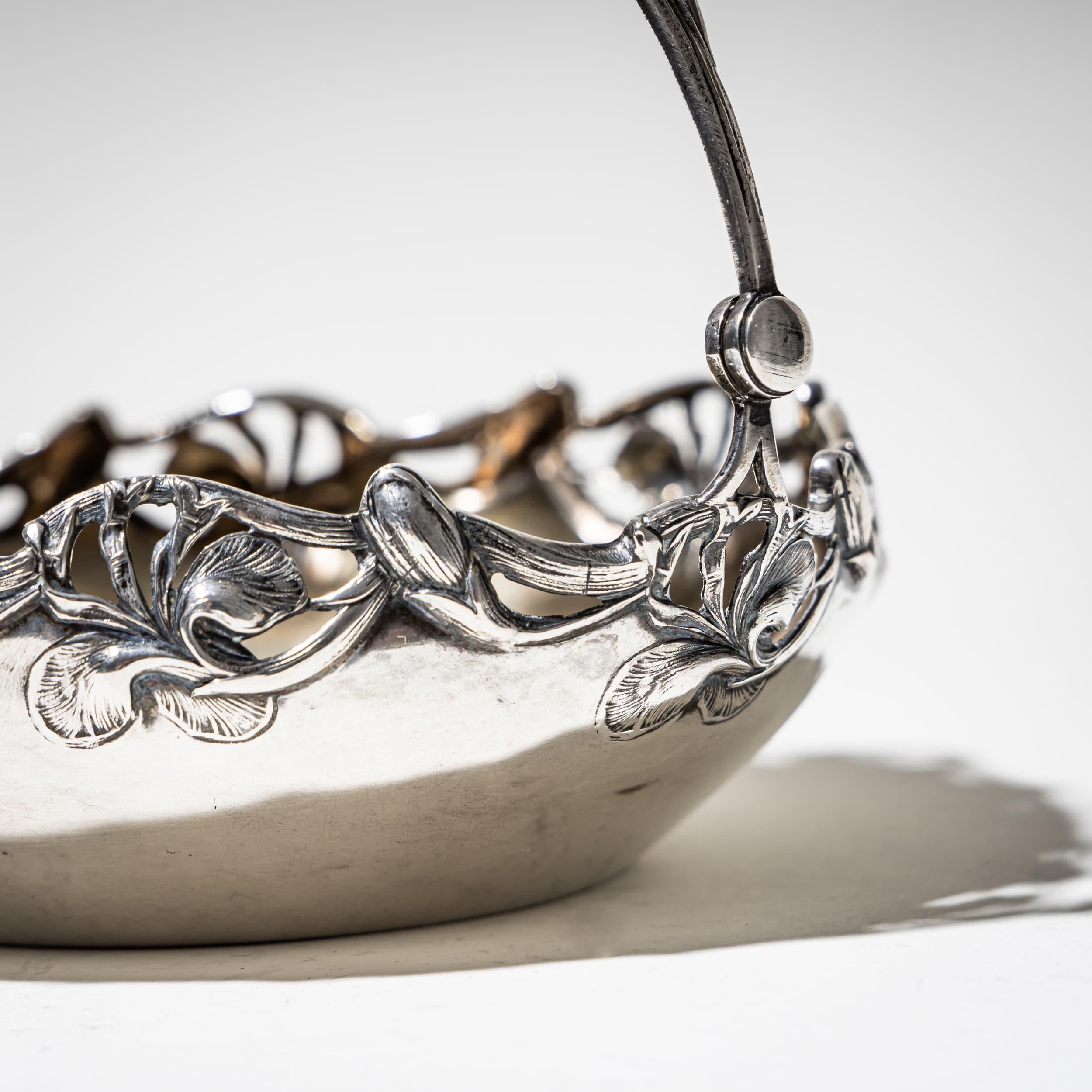 Ciotole Art Nouveau in argento di Wilhelm Binder, inizio XX secolo in vendita 3