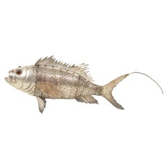 Silver Articulated Model of a Fish