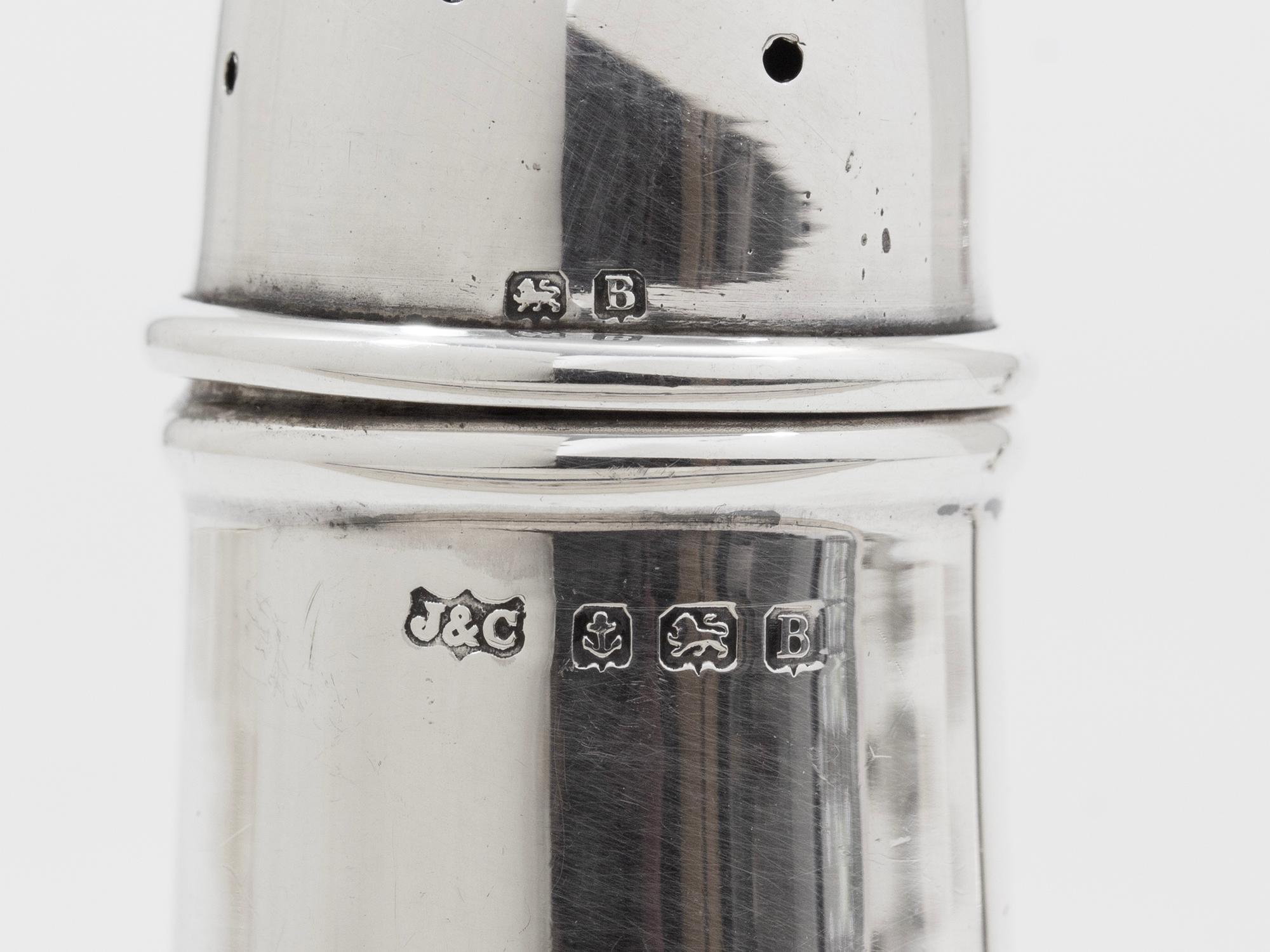 Sterling Silver Silver Artillery Shell Condiment Set