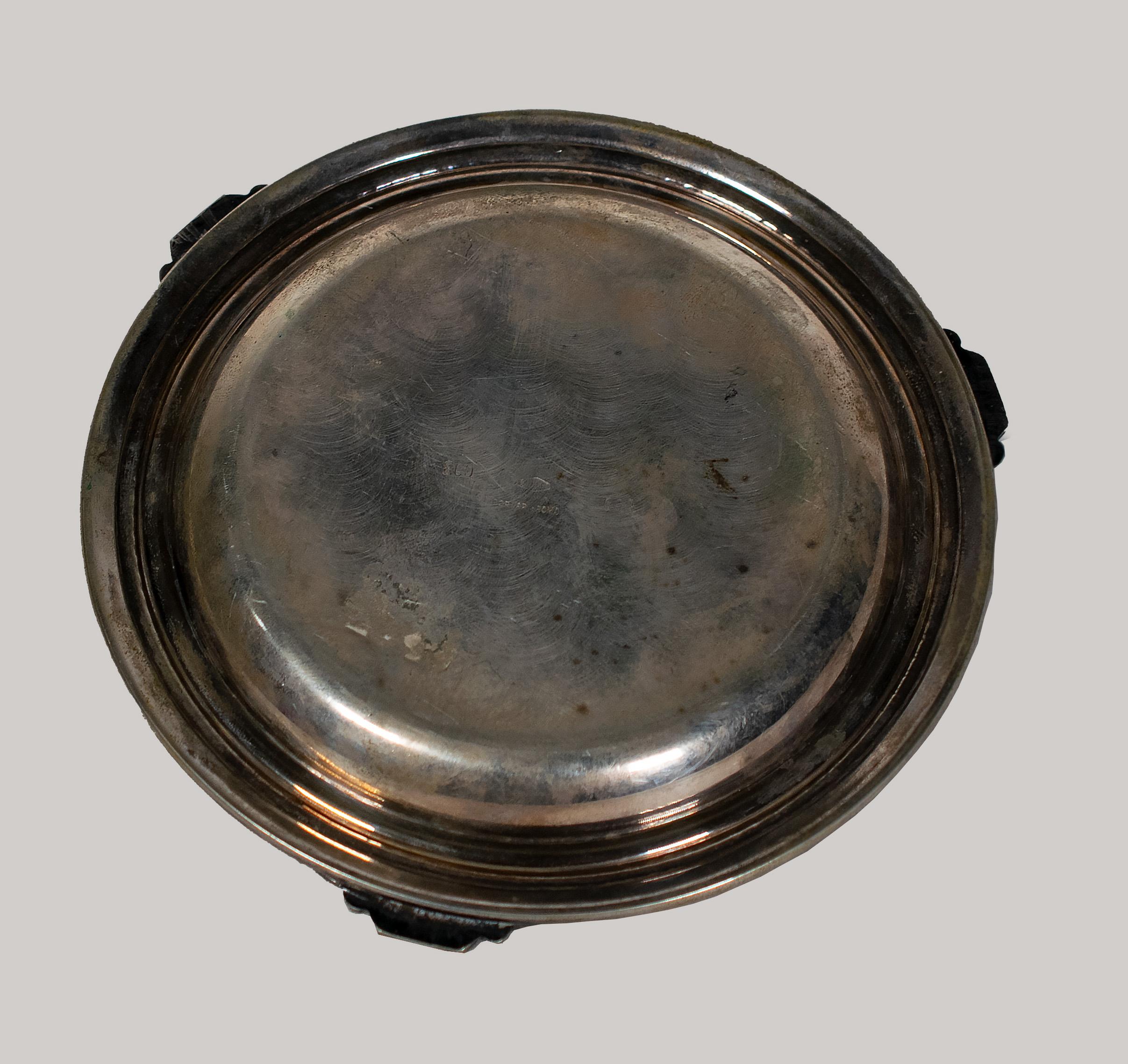 Silver Ashtray, Mid-20th Century In Good Condition For Sale In Roma, IT