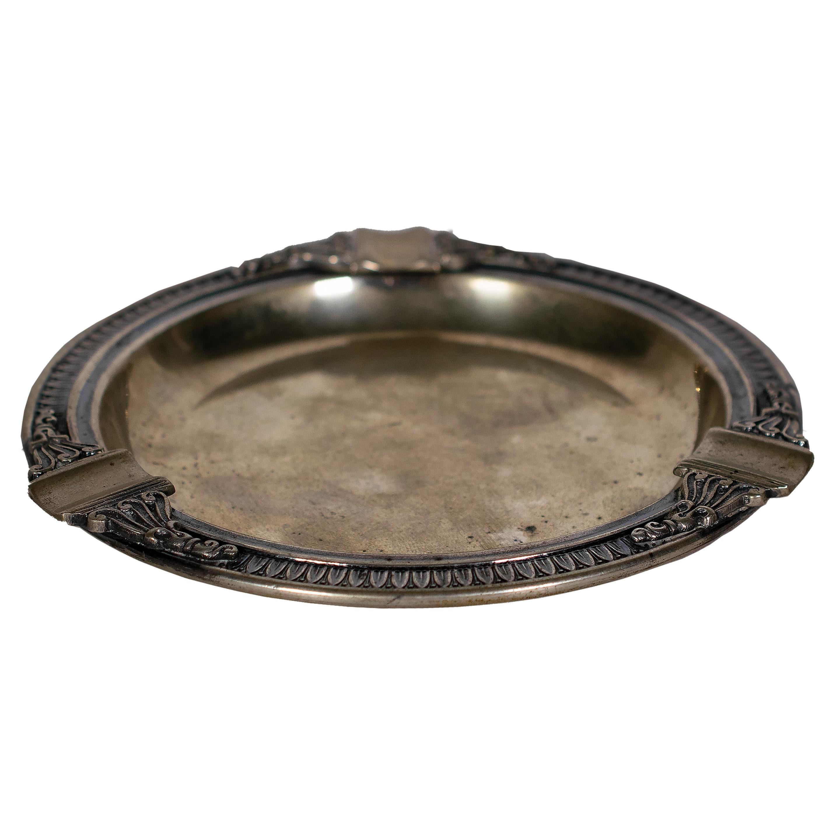 Silver Ashtray, Mid-20th Century For Sale