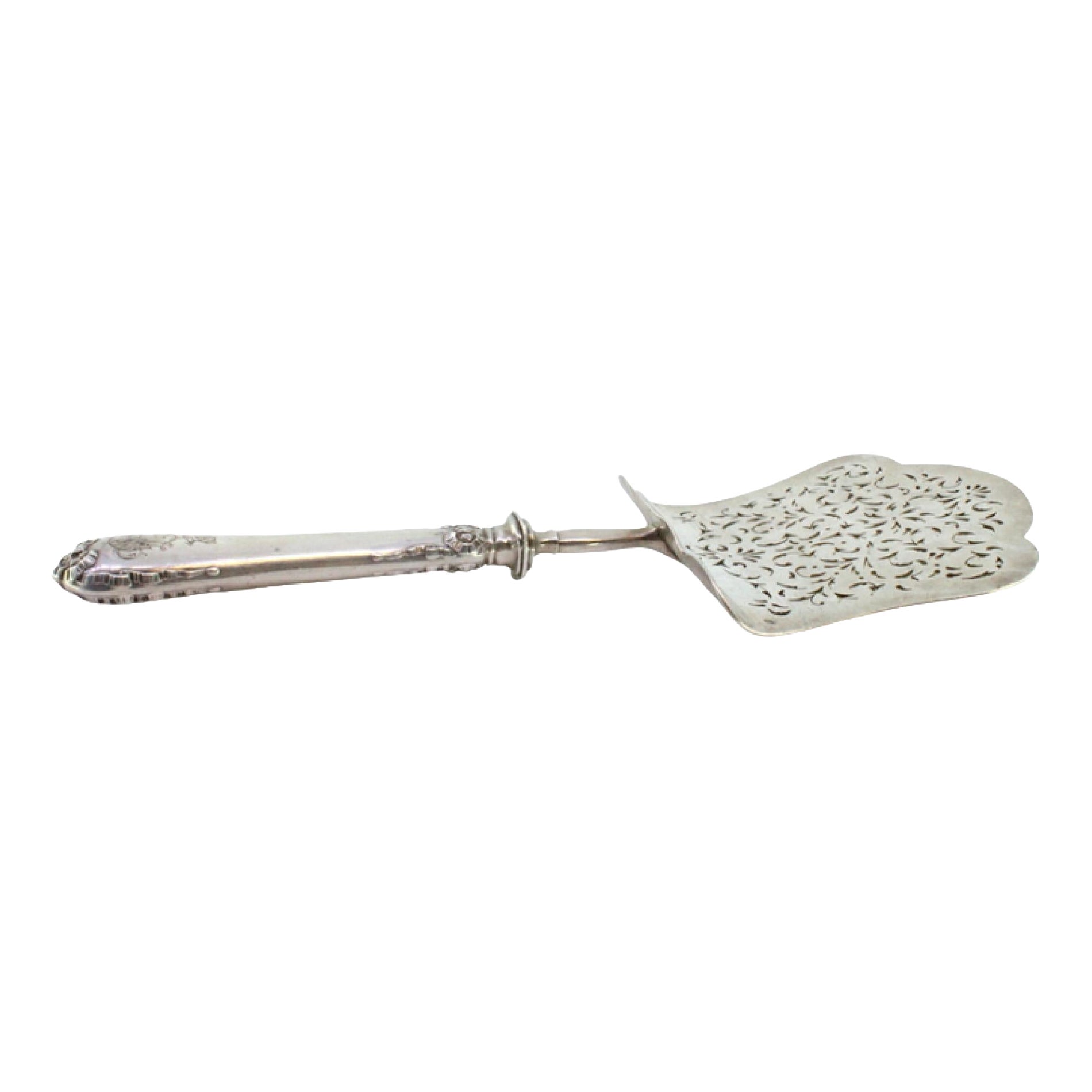 Silver asparagus serving spatula
