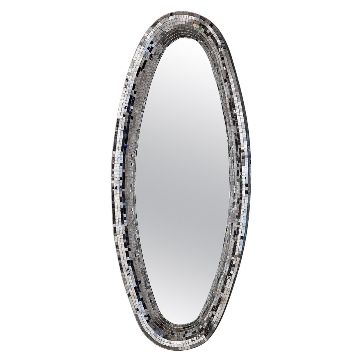 Silver Atollo Mirror by Davide Medri For Sale