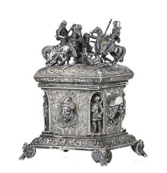 Silver - Austria-Hungary silver box - 19th century