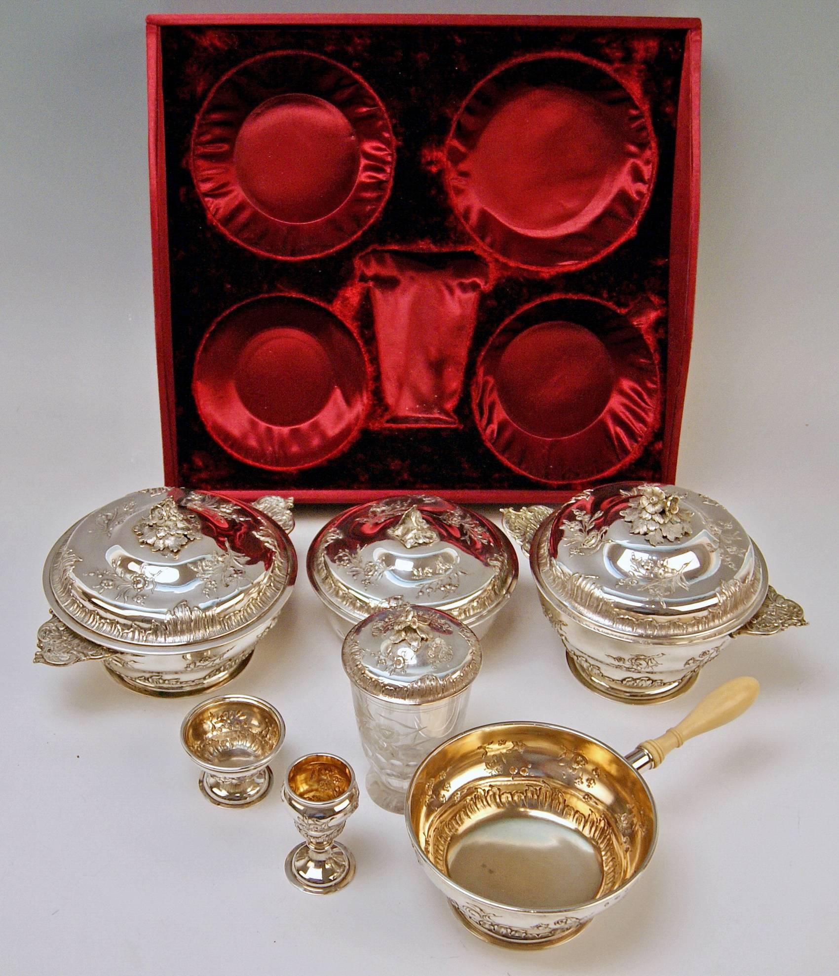 Silver Austria Vienna Set of Dishes Countess Sandizell-Lamberg by Klinkosch 2