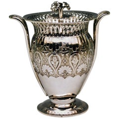 Silver Austrian Biedermeier Sugar Urn Bowl Franz Koell Made in Vienna, 1817