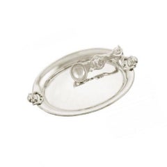 Silver Baby Plate (Spoon Included) by John Landrum Bryant