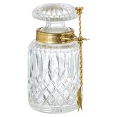 Silber – Baccarat-Flasche mit Silberverschluss