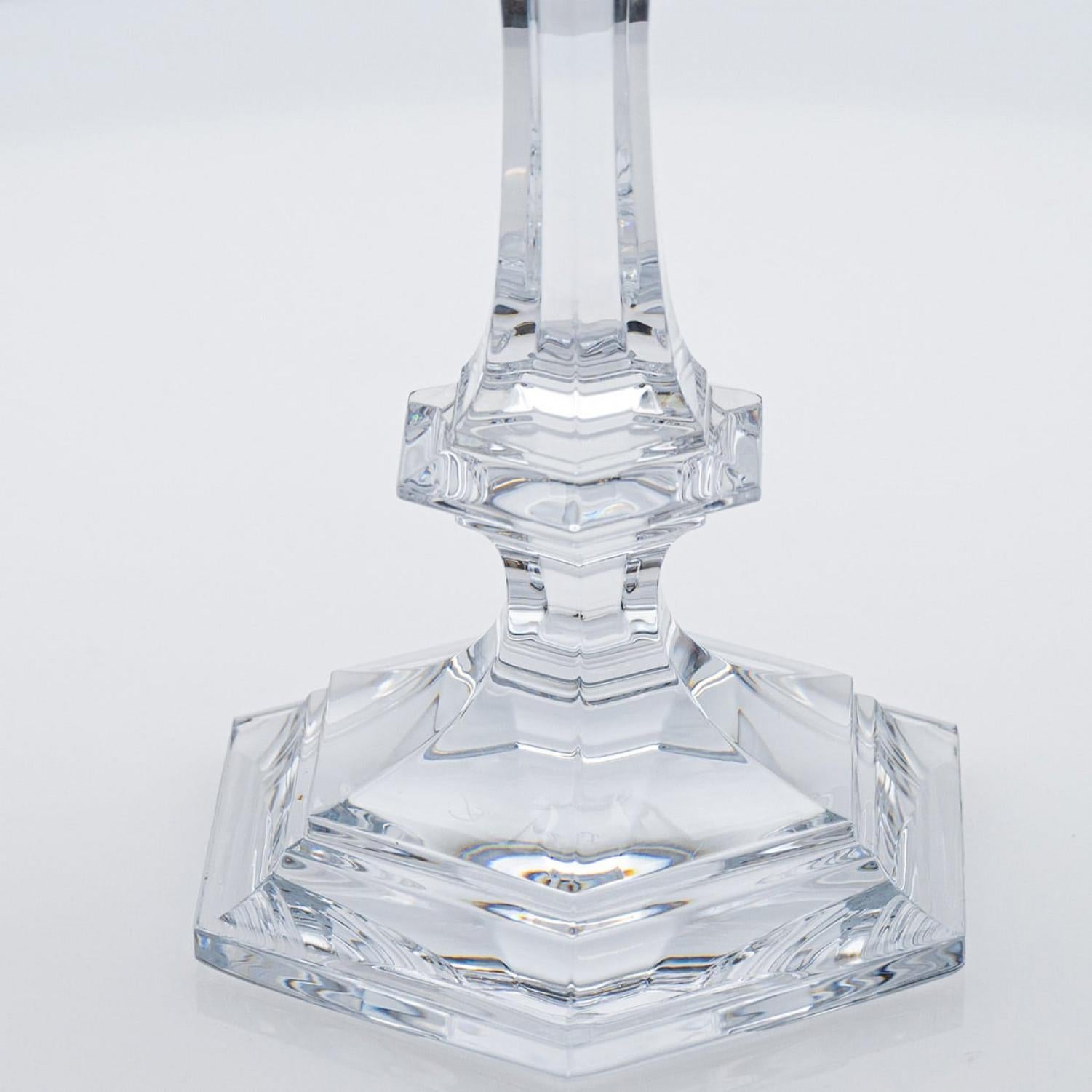 Moderno Portacandele Baccarat Harcourt Our Fire in argento di Philippe Starck, Francia in vendita