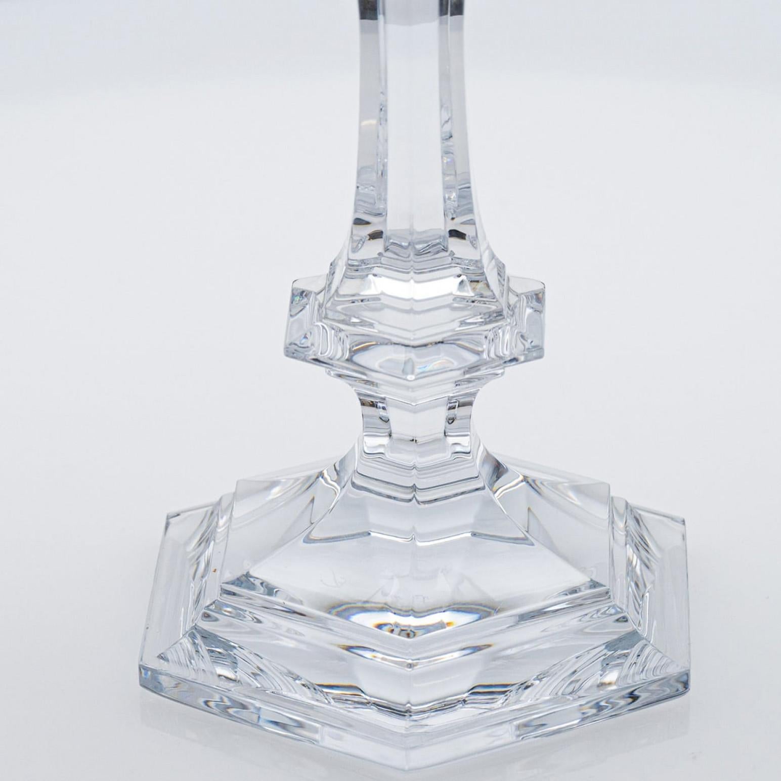 Moderno Portacandele Baccarat Harcourt Our Fire in argento di Philippe Starck, Francia in vendita