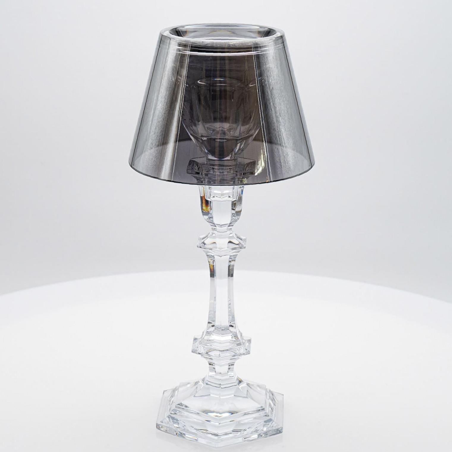 Fatto a mano Portacandele Baccarat Harcourt Our Fire in argento di Philippe Starck, Francia in vendita