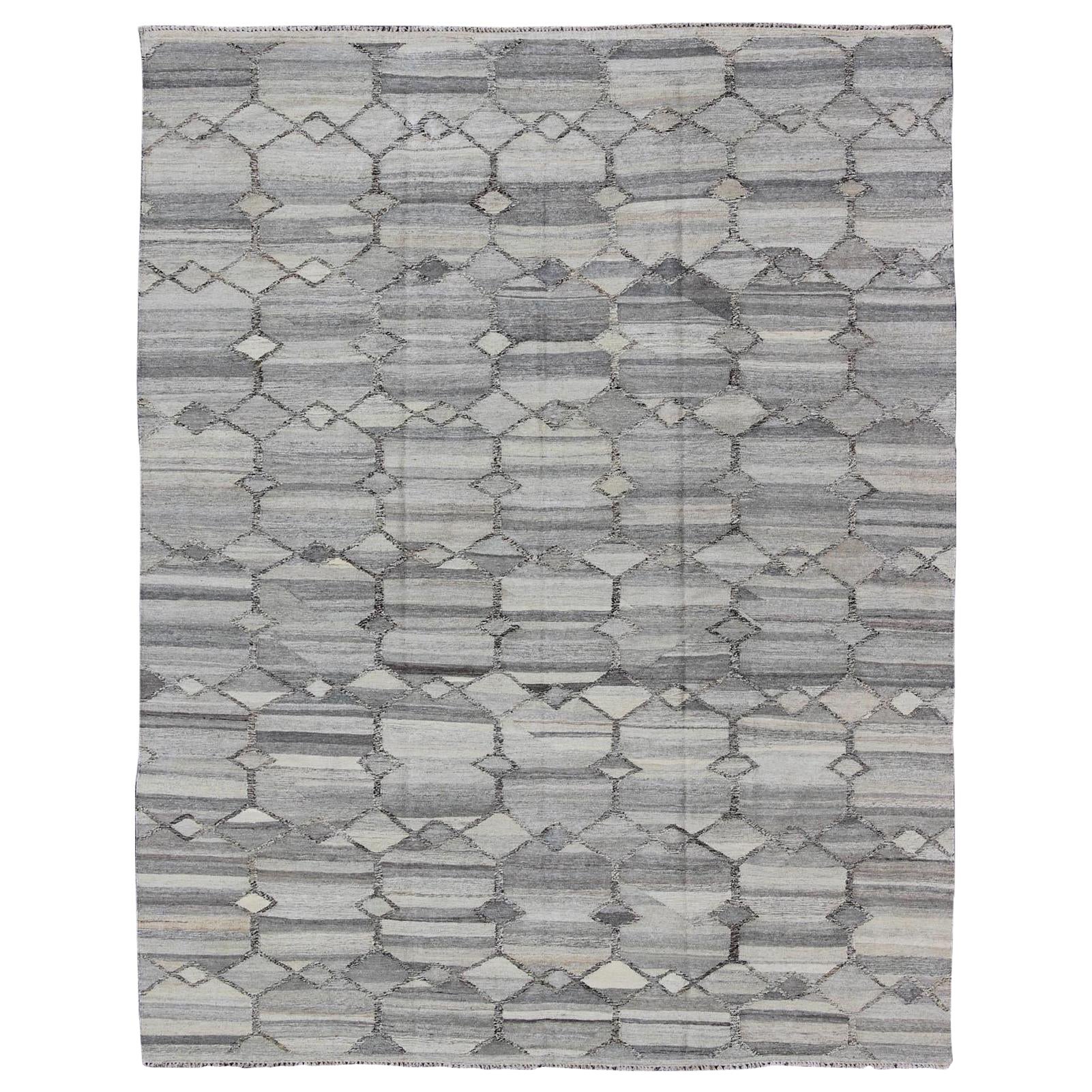 A. Silver Sfondo Tribale a trama piatta Design Moderno