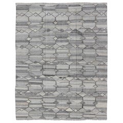 A. Silver Sfondo Tribale a trama piatta Design Moderno