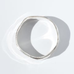 Pulsera brazalete de plata de la sueca Claës Giertta Año de fabricación 1977