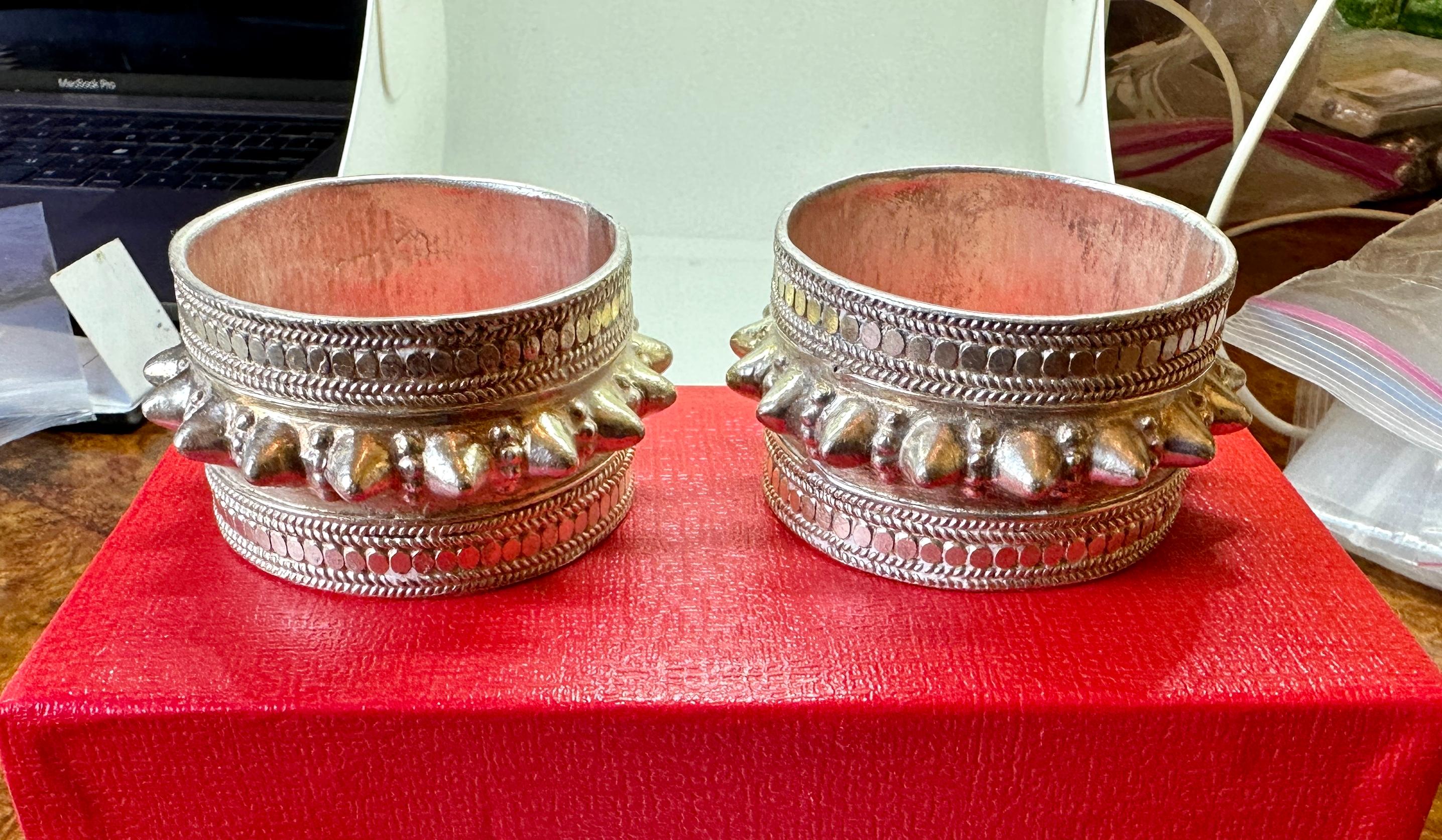 Collezione di braccialetti in argento del Presidente Ford e della First Lady Betty Ford in vendita 2