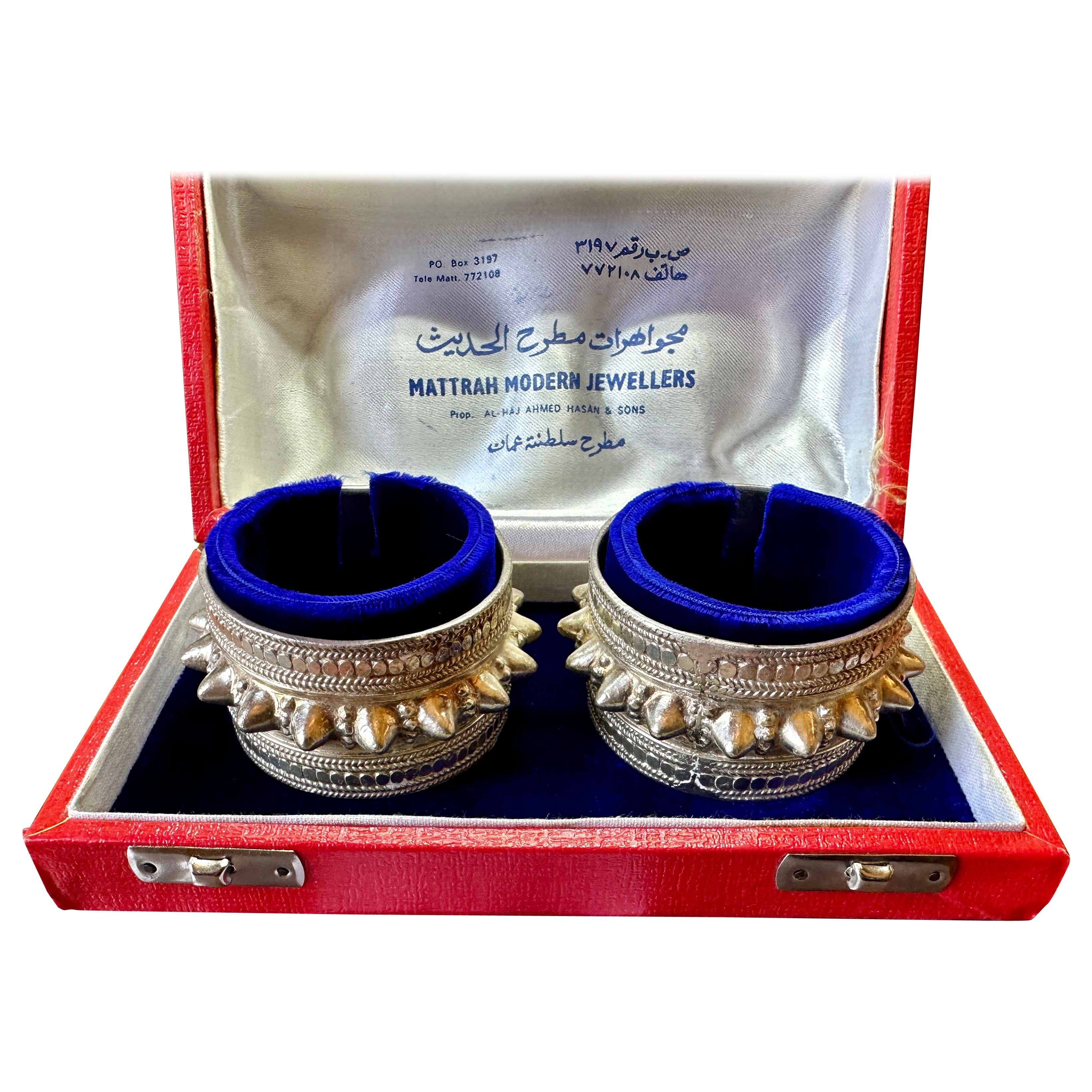 Collezione di braccialetti in argento del Presidente Ford e della First Lady Betty Ford in vendita