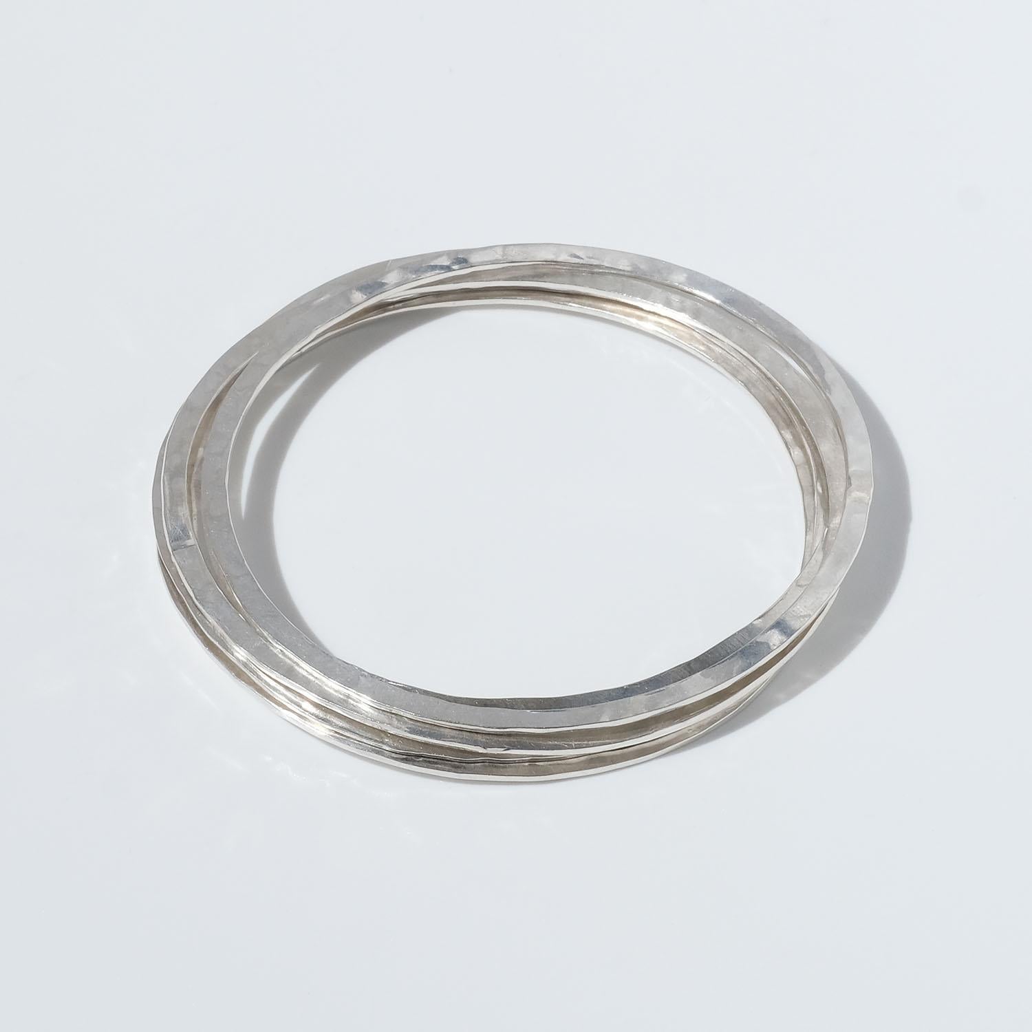 Silver Bangles by Swedish Rey Urban Made Year 1981/1982 In Good Condition For Sale In Stockholm, SE