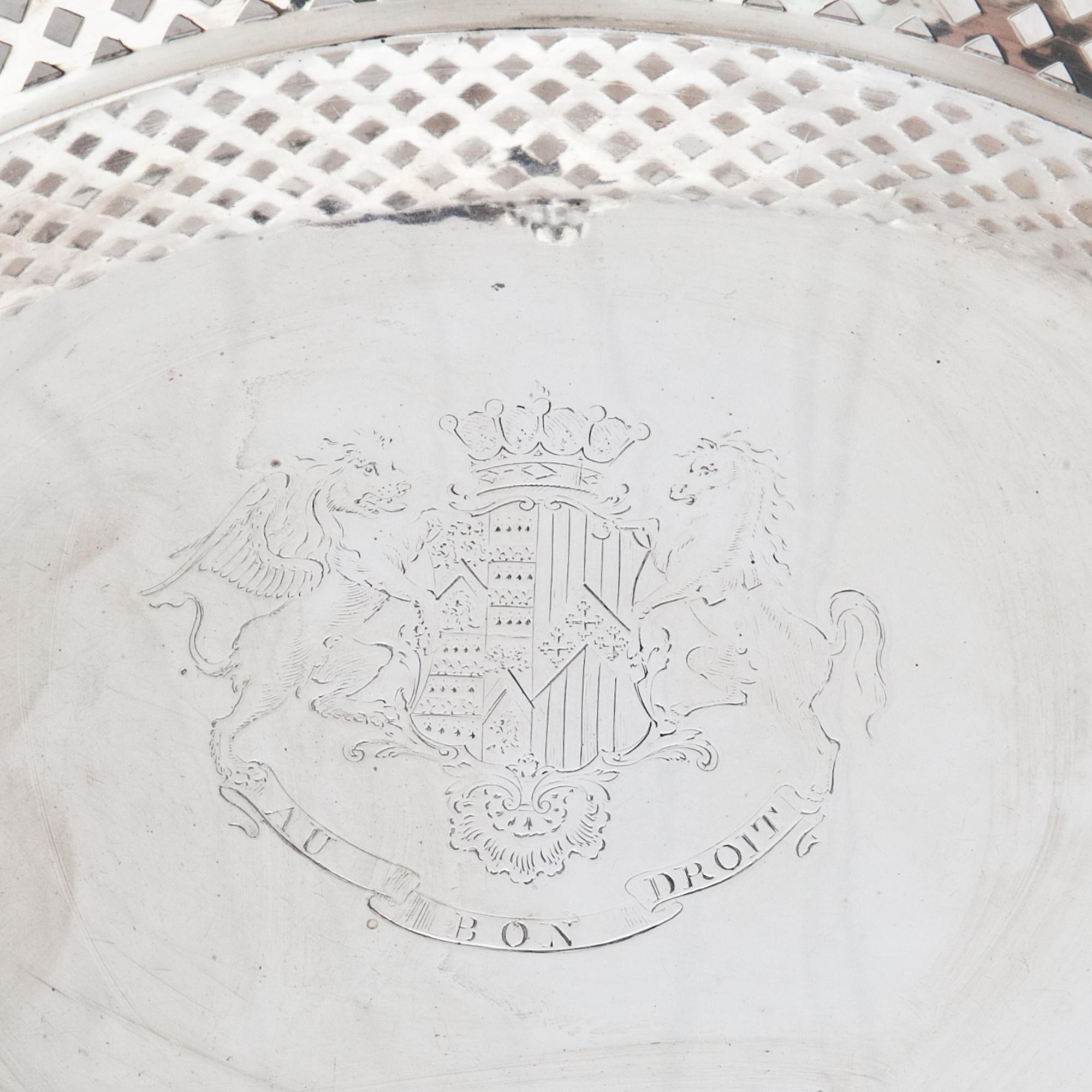 Silver Basket, London, 1753 2