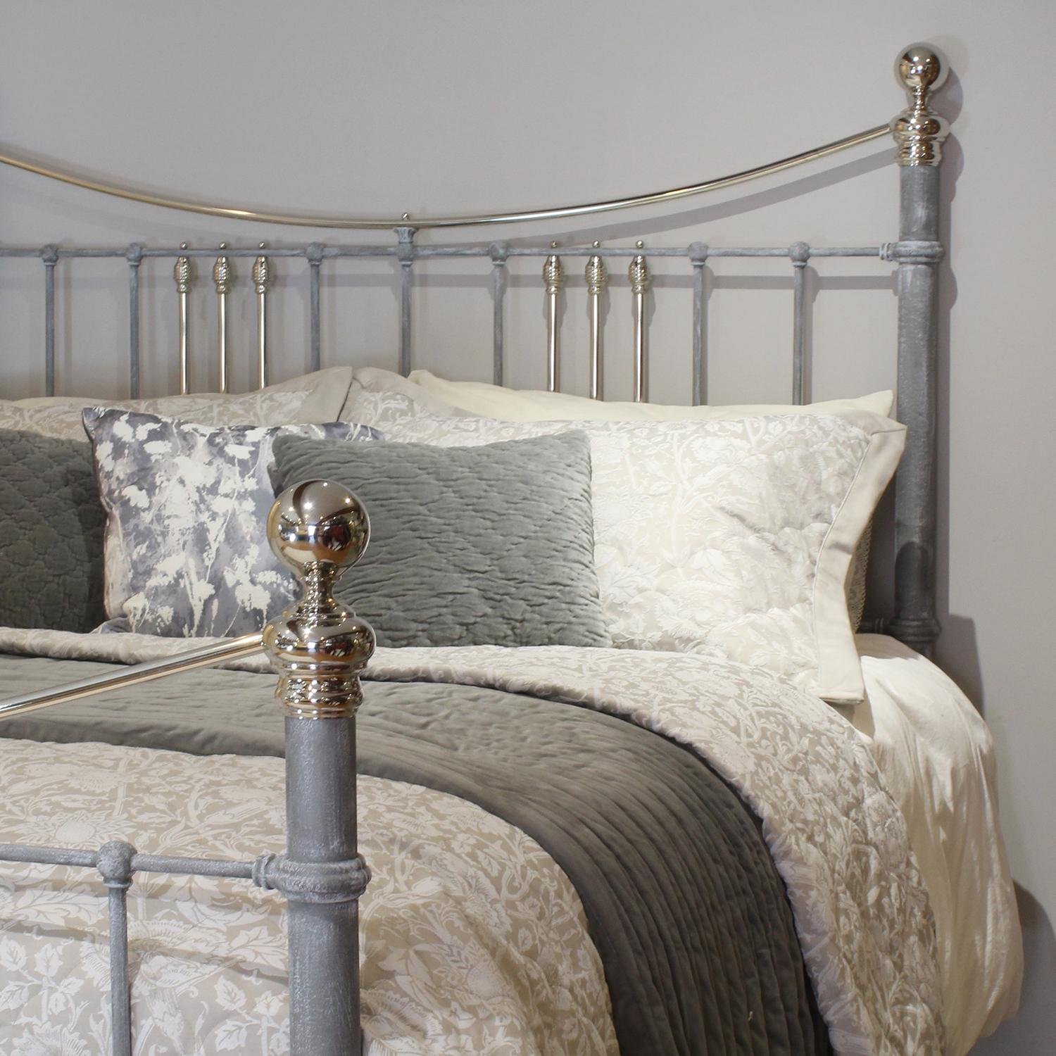 silver bed frames