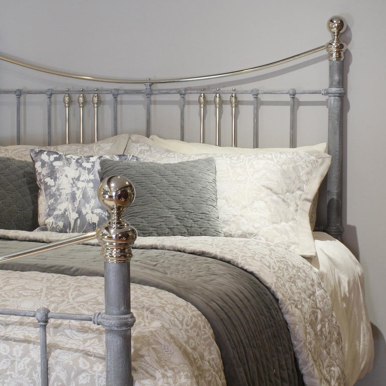 Silver Bed with Nickel Plating MK265 For Sale at 1stDibs | silver bed frames