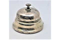 Silver bell with filled background
