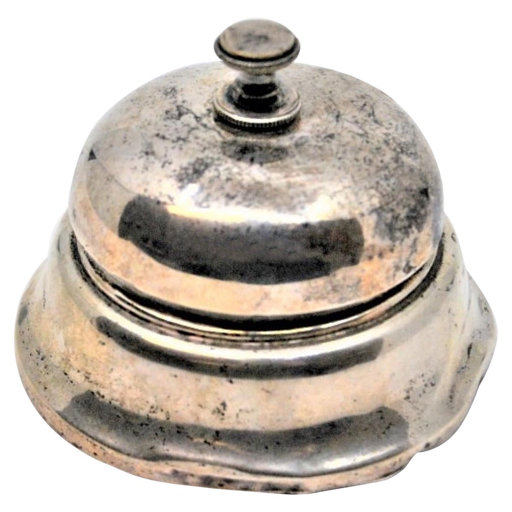 Silver bell with filled background